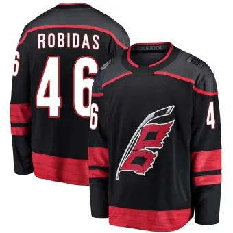 Men's Justin Robidas Carolina Hurricanes Alternate Jersey - Black Breakaway