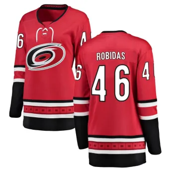 Women's Justin Robidas Carolina Hurricanes Home Jersey - Red Breakaway