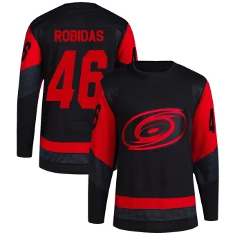 Youth Justin Robidas Carolina Hurricanes 2023 Stadium Series Jersey - Black Authentic